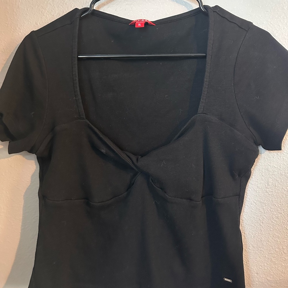 Guess Black Short Sleeve Tee
